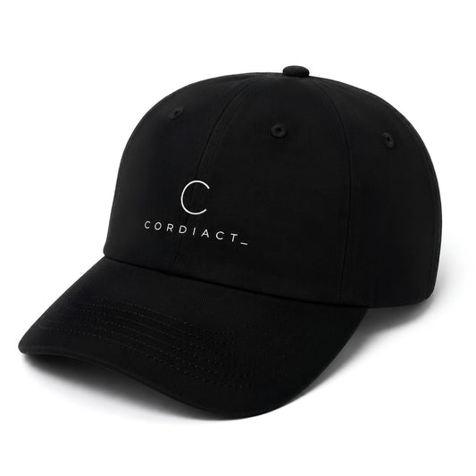 「CORDIACT_ロゴ」ベースボールキャップ (ブラック)