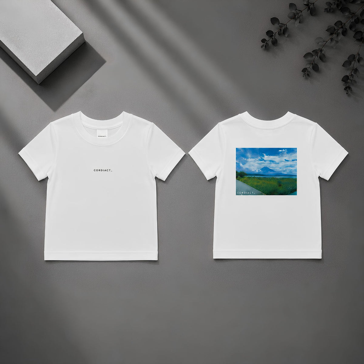 kids 「fuji」グラフィックTシャツ