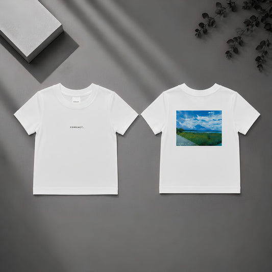 kids 「fuji」グラフィックTシャツ